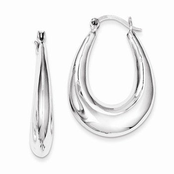 Sterling Silver Classic Hoop Earrings