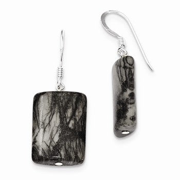 Sterling Silver Zebra  Earrings