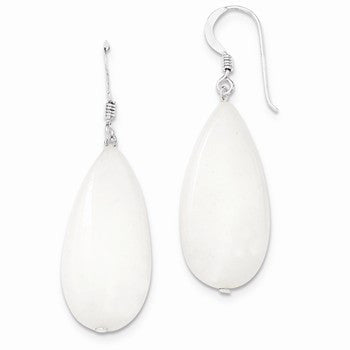 Sterling Silver White Earrings