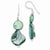 Sterling Silver Green Mother of Pearl Freshwater Cultured Pearl Earrings