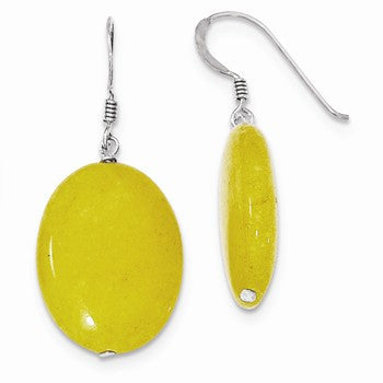 Sterling Silver Yellow Earrings