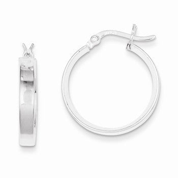 Sterling Silver 20mm Hoop Earrings