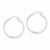 Sterling Silver 2.5mm Polished Hoop Earrings