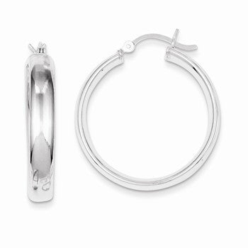 Sterling Silver 30mm Hoop Earrings