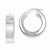 Sterling Silver Polished Huggy-Style Earrings