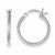 Sterling Silver Fine Twist 20mm Hoop Earrings