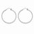 Sterling Silver Twisted 40mm Hoop Earrings