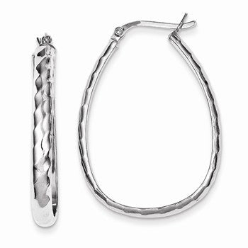 Sterling Silver 4mm Twist Hoop Earrings