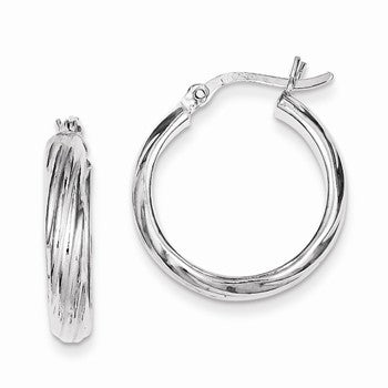 Sterling Silver 20mm Hoop Earrings