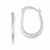 Sterling Silver Polished Hoop Earrings
