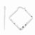 Sterling Silver Hammered Polished Fancy Hoop Earrings