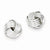 Sterling Silver Love Knot Earrings