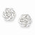 Sterling Silver Polished Celtic Knot Post Earrings