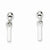 Sterling Silver Polished L Dangle Post Earrings