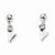 Sterling Silver Polished V Dangle Post Earrings