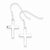 Sterling Silver Polished Cross Dangle Earrings