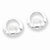 Sterling Silver Claddagh Post Earrings