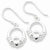 Sterling Silver Claddagh Dangle Earrings