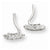 Sterling Silver CZ Post Earrings