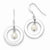 Sterling Silver White Cultured Freshwater Pearl Dangle Earrings
