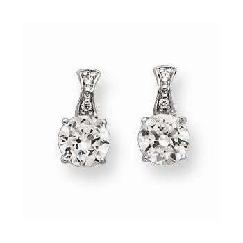 Sterling Silver CZ Earrings