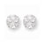Sterling Silver 9mm Round 4 Prong CZ Stud Earrings