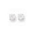 Sterling Silver 5mm Round 4 Prong CZ Stud Earrings