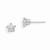 Sterling Silver 5mm Star CZ Stud Earrings
