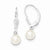 Sterling Silver 6-7mm White Freshwater CulturedPearl Leverback Earrings