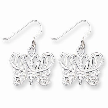 Sterling Silver Butterfly Earrings
