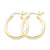 Sterling Silve 2x20mm Round Hoop Earrings