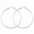 Sterling Silver Rhodium-plated 2mm Round Hoop Earrings