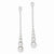 Sterling Silver Dangle Post Earrings