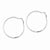 Sterling Silver Rhodium Plated Hinged Earrings