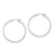 Sterling Silver Rhodium Plated Hinged Earrings