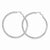 Sterling Silver Rhodium Plated Hinged Earrings