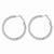 Sterling Silver Rhodium Plated Hinged Earrings