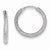 Sterling Silver Laser Cut Endless Hoop Earrings