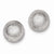Sterling Silver Satin Finish Post Earrings