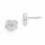 Sterling Silver Flower Post Earrings
