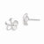 Sterling Silver CZ Post Earrings