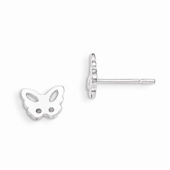 Sterling Silver Butterfly Post Earrings