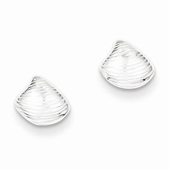 Sterling Silver Shell Post Earrings