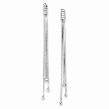 Sterling Silver Wind Chime Dangle Post Earrings