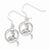 Sterling Silver Dolphin Earrings