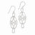 Sterling Silver Design Dangle Earrings
