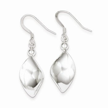 Sterling Silver Polished Dangle Earrings