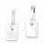 Sterling Silver Dangle Hoop Earrings