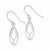 Sterling Silver Dangle Shepherd Hook Earrings