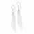 Sterling Silver Five Chains Bars Earrings